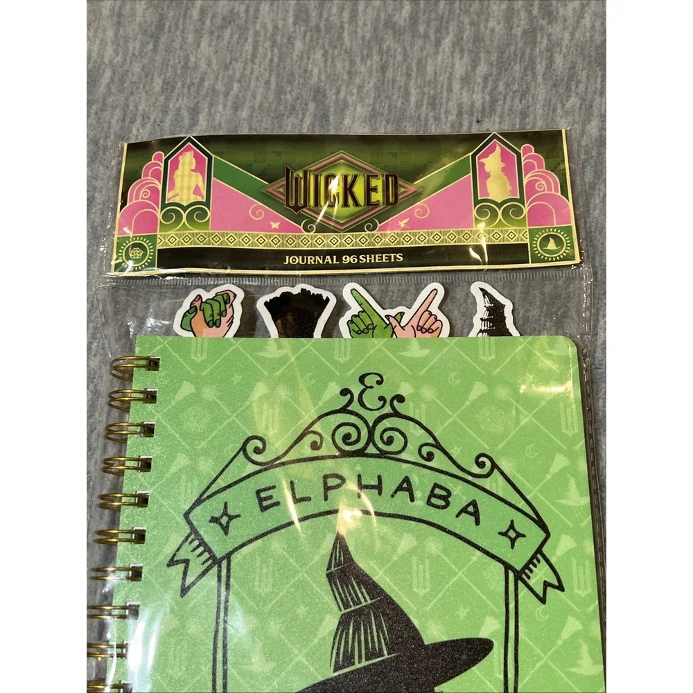Wicked Elphaba Witch Spiral Journal 96 Sheets‎ Target Innovative Designs New
